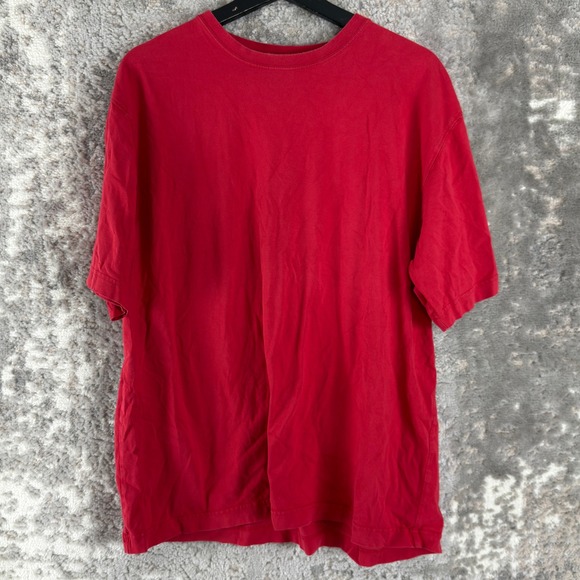 L.L. Bean Other - L.L.Bean Size L 100% Cotton Casual Basic Crewneck T-Shirt Red Short Sleeve Mens